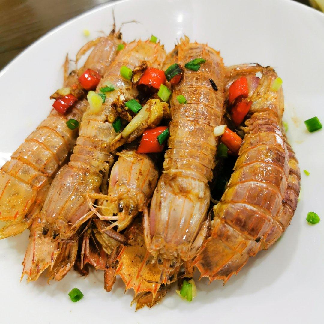 椒盐皮皮虾（非油炸）