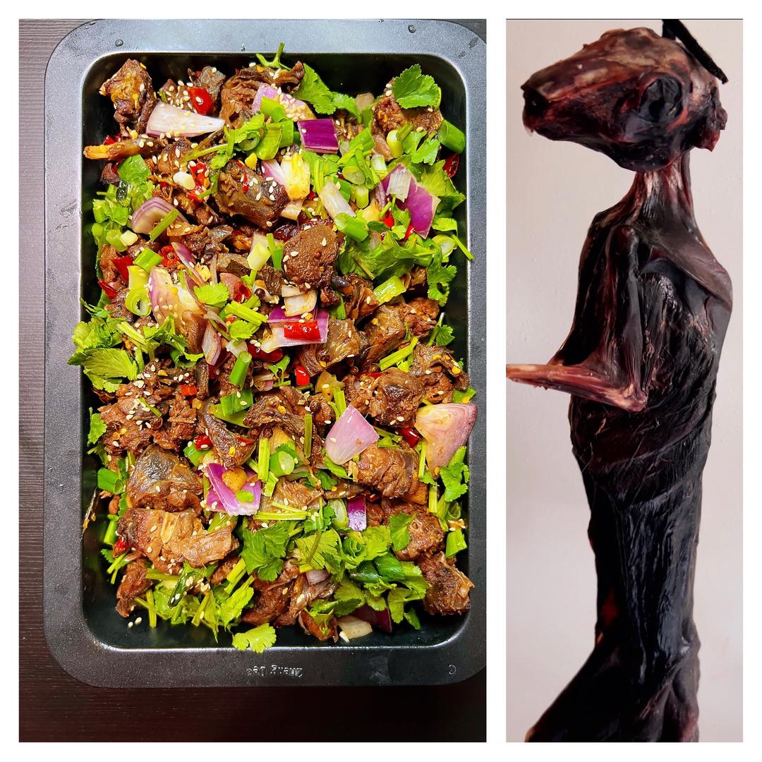 川味麻辣风干兔丁