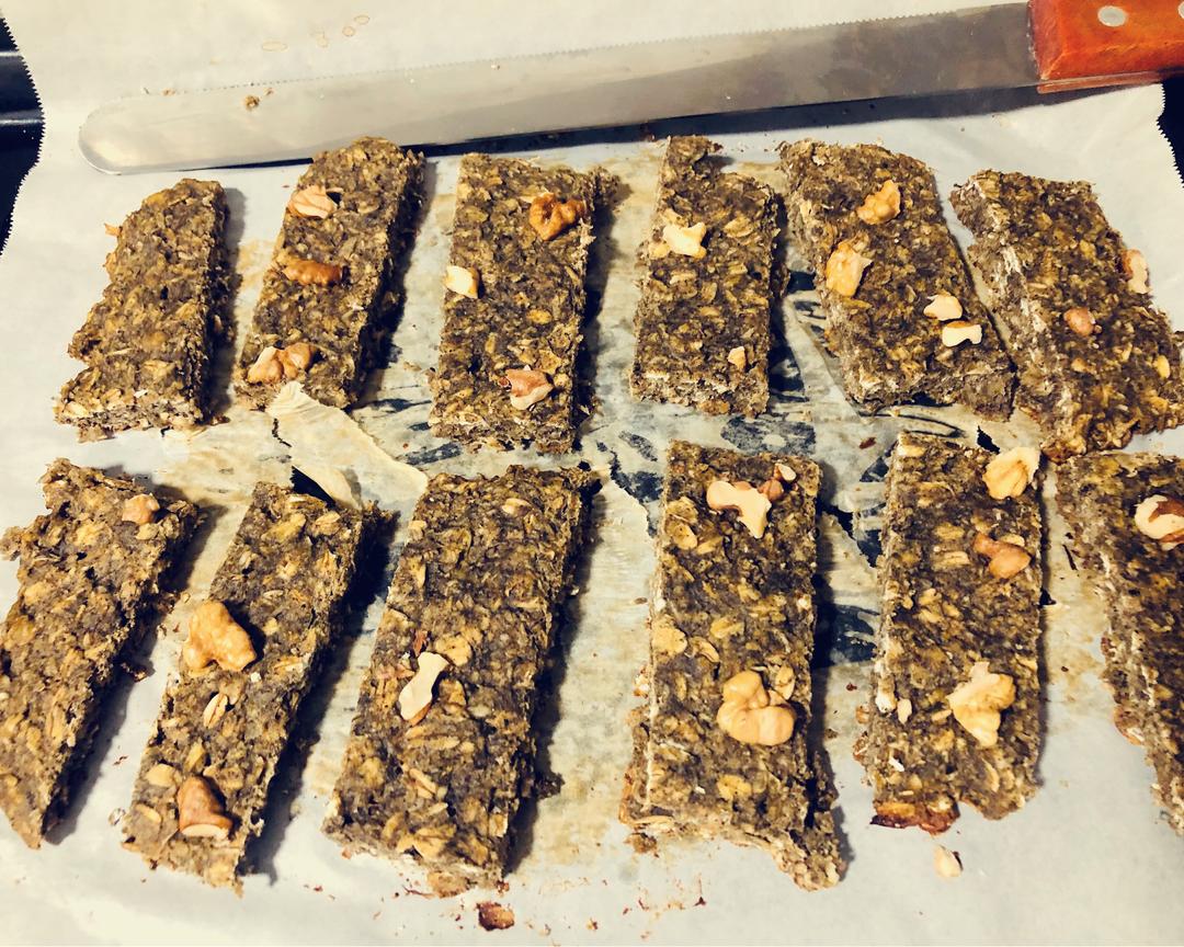 超快手香蕉燕麦能量棒