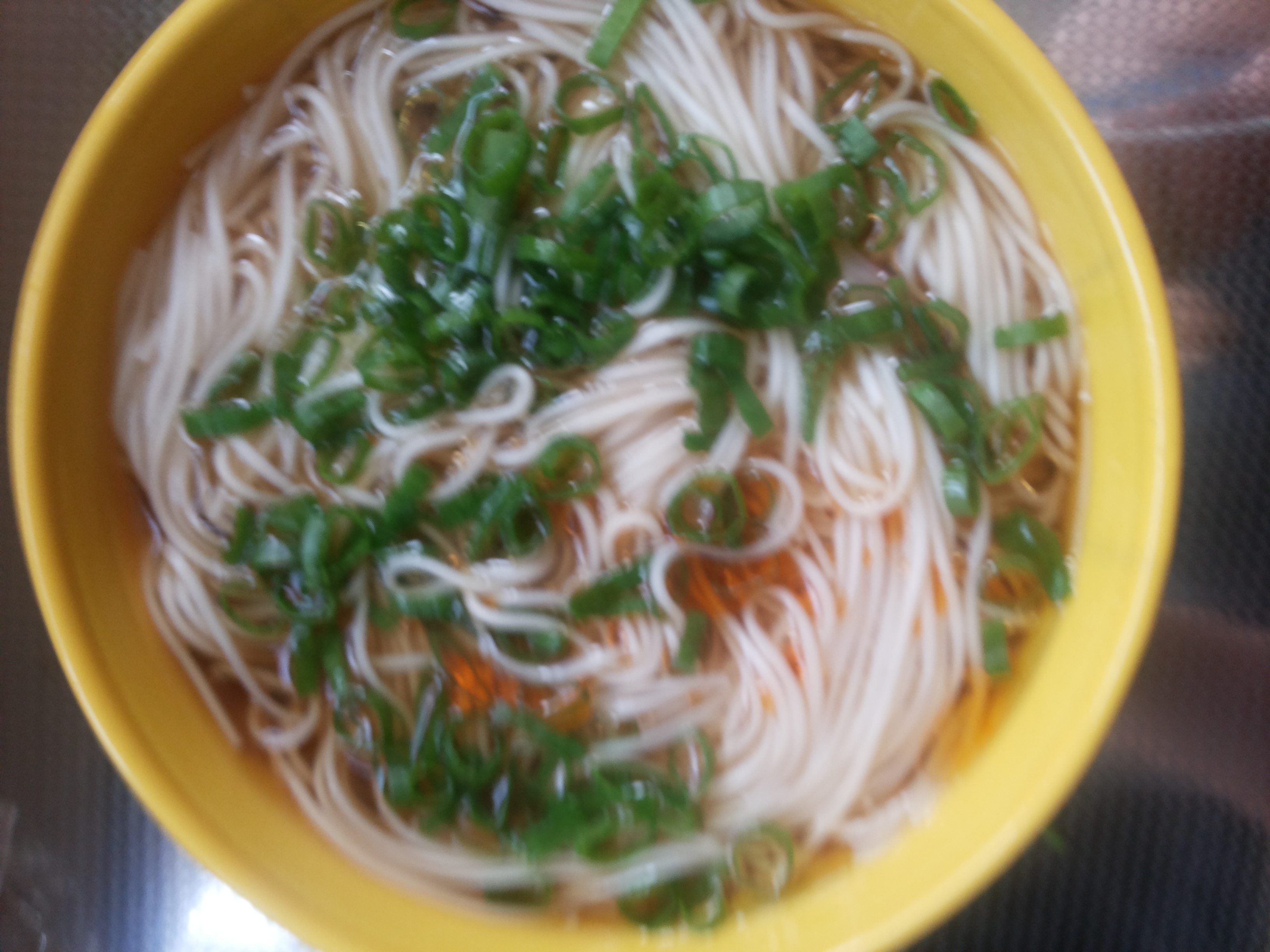 小葱麻油酱油面