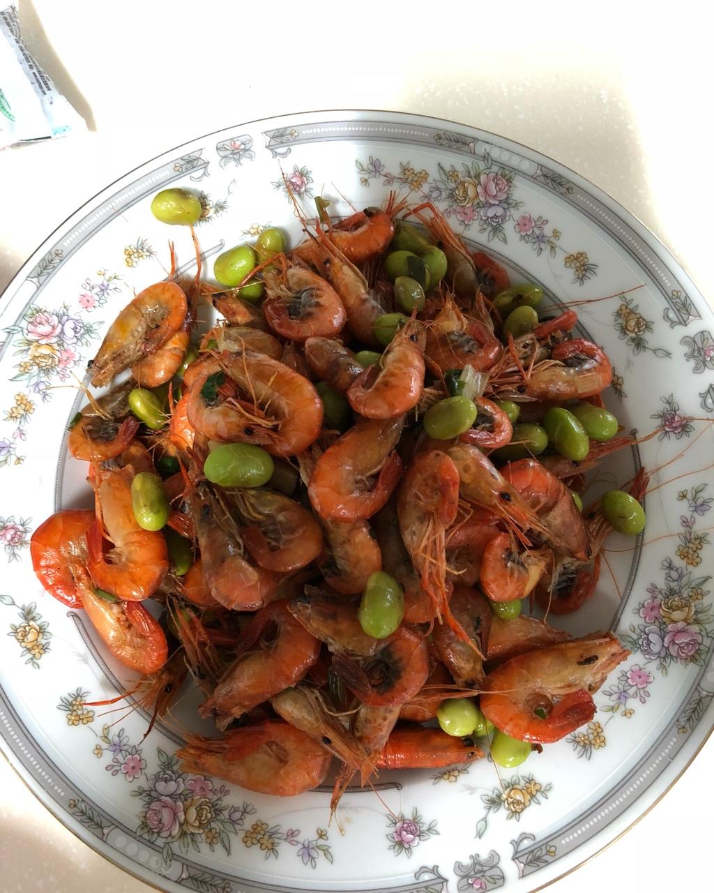 毛豆烧仔虾