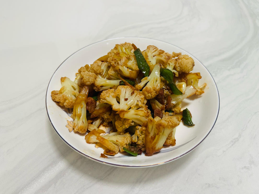 记忆中的味道·腊肉炒花菜