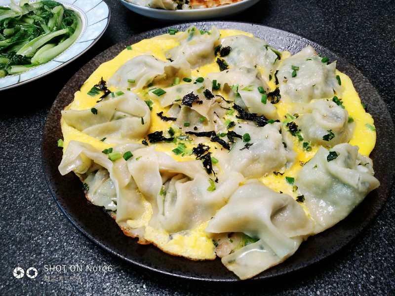 懒人快手抱蛋煎饺
