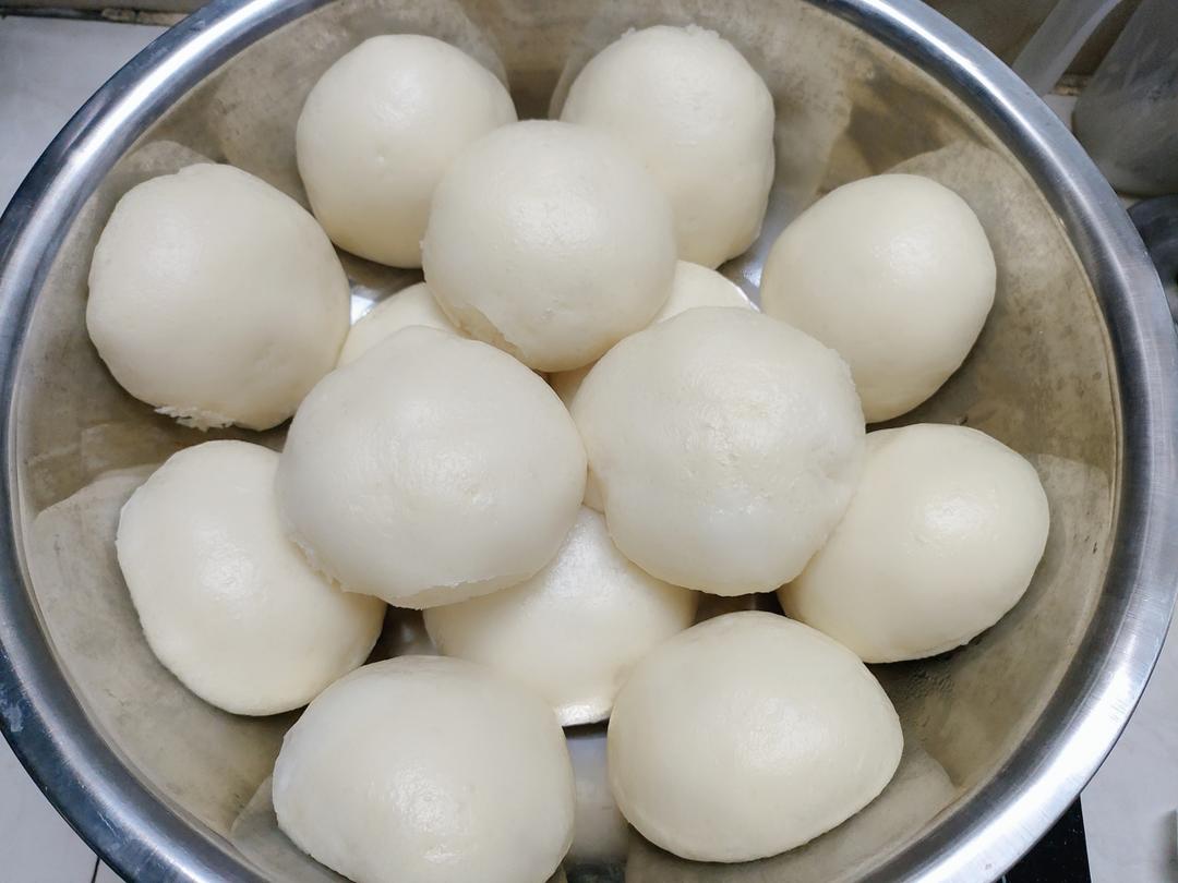 高筋面粉馒头。记录用量