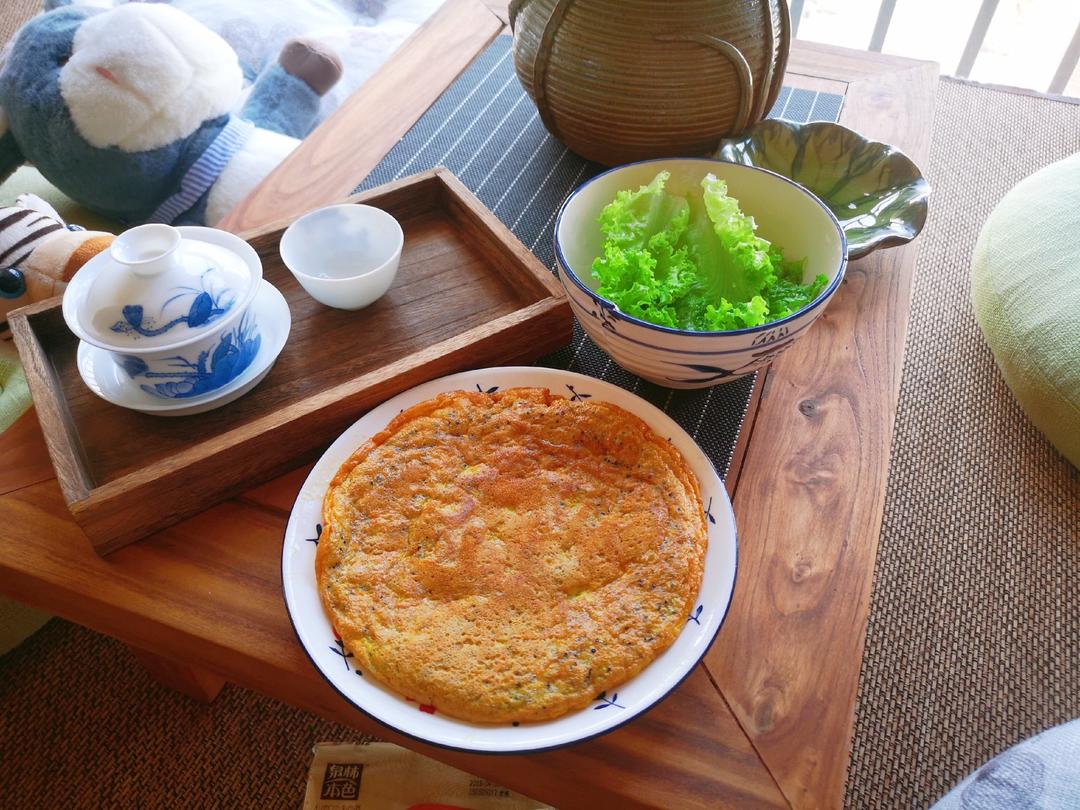 减脂藜麦鸡蛋饼