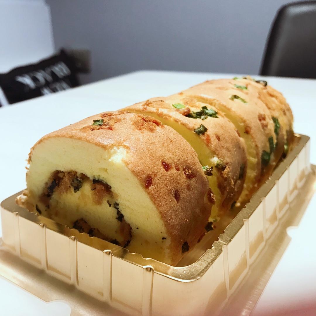 香葱肉松蛋糕卷（这是一个步骤超级详细的视频菜谱）