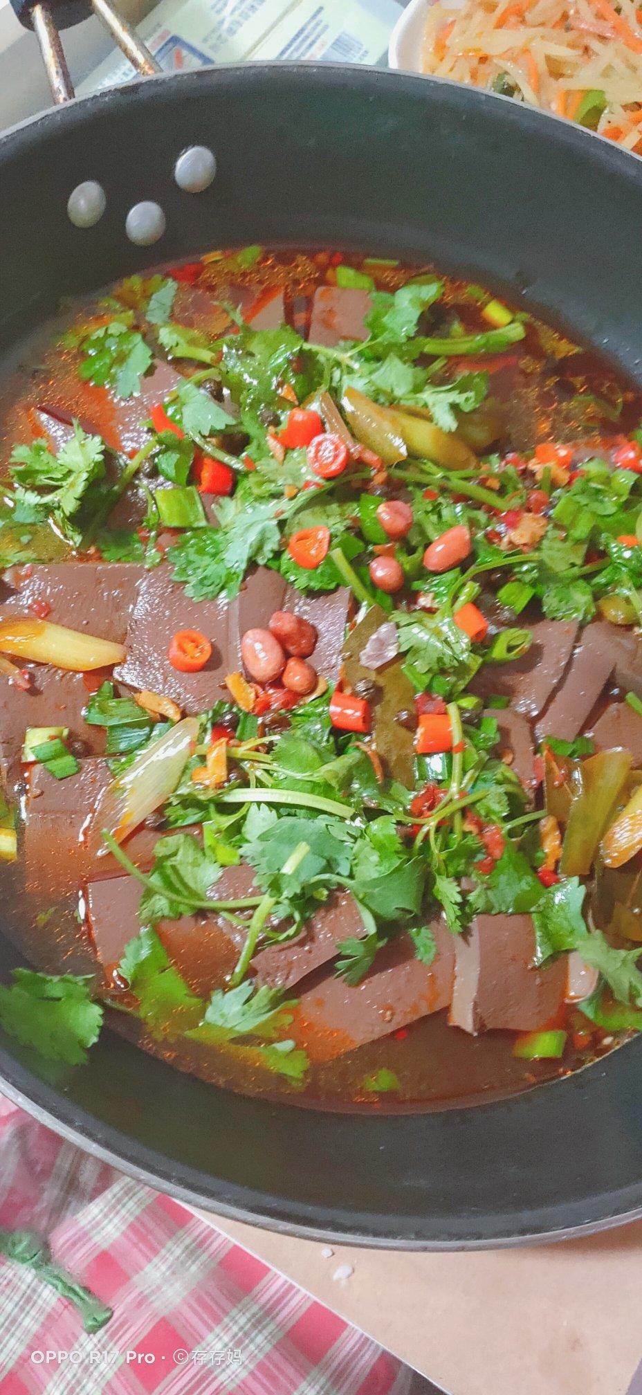 零基础美味 香辣鸭血粉丝