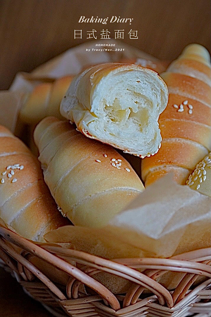 脆皮盐面包｜法国老面
