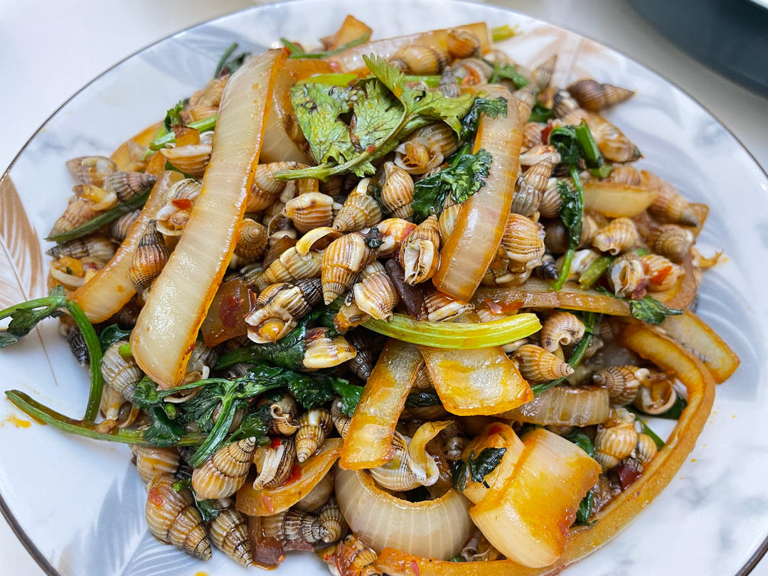 辣炒海丁的做法