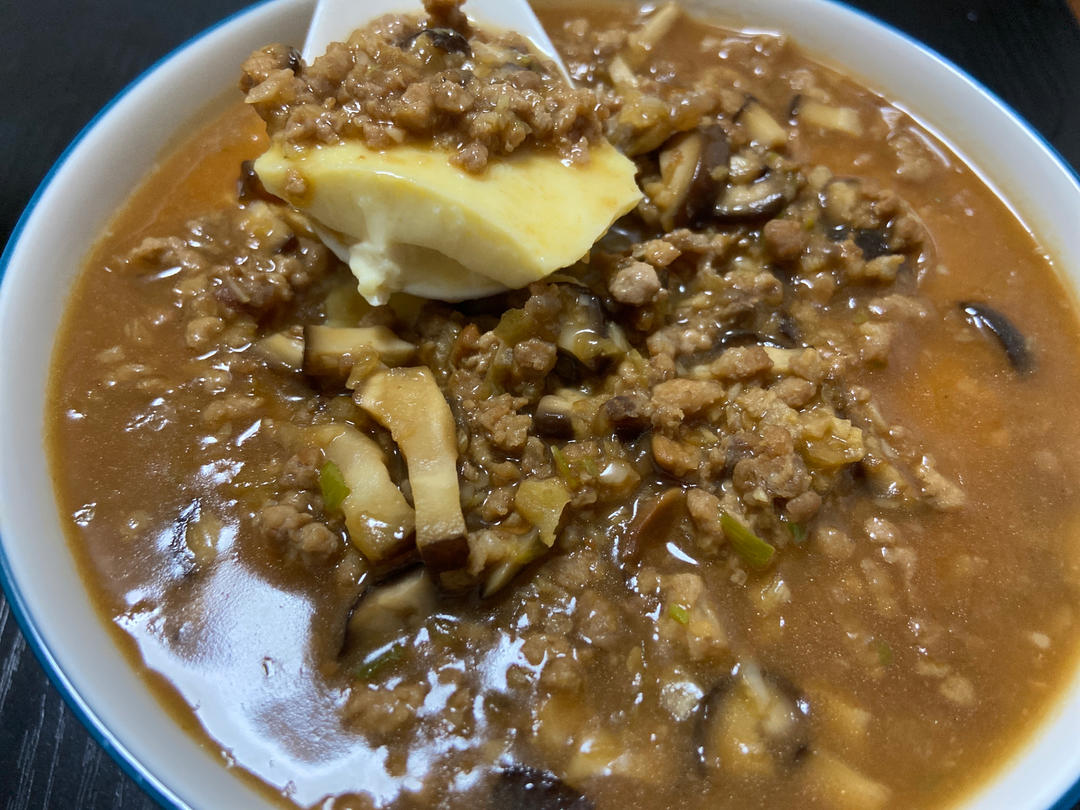 【豆腐肉末蒸蛋】非常嫩滑，小朋友也特喜欢