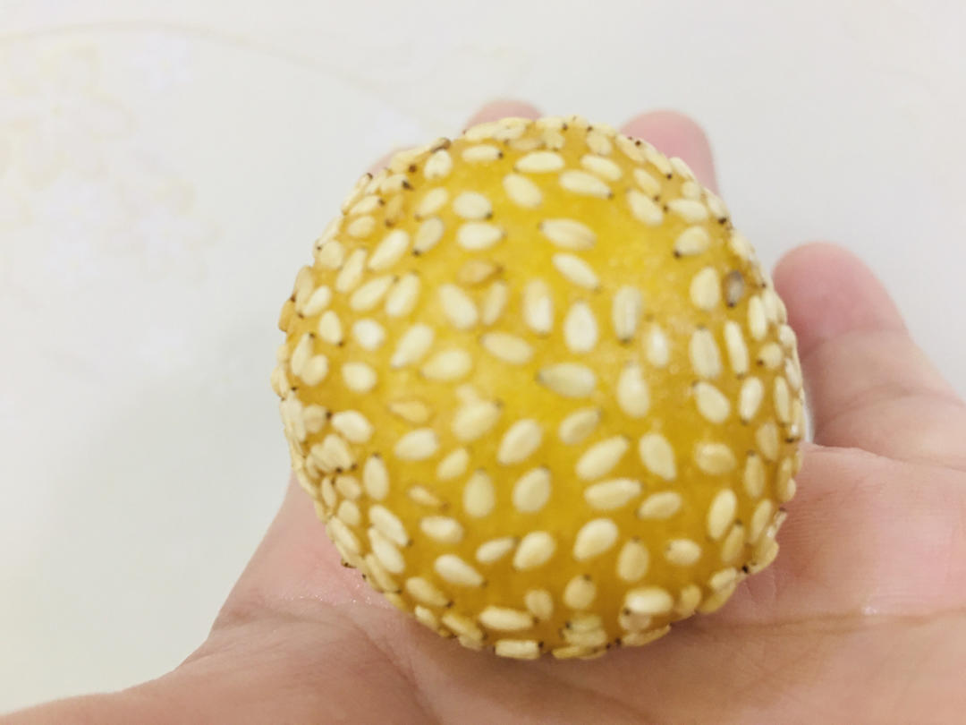 消耗南瓜最好吃又快捷的～南瓜麻圆