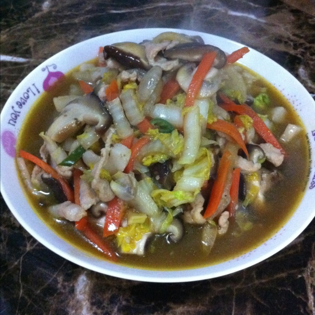 三丝炒大白菜