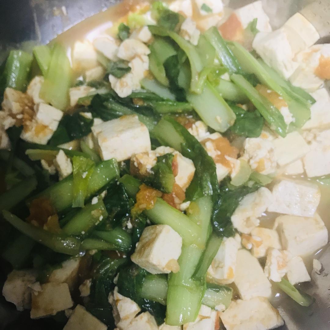 小白菜炖豆腐