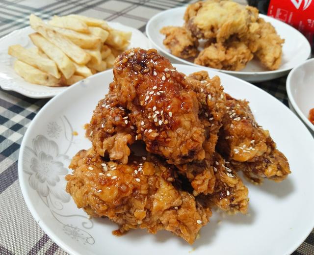 韩式炸鸡！（原味、韩式甜辣味、蜂蜜黄油味）