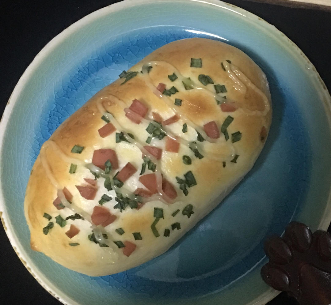 香葱火腿肉松面包