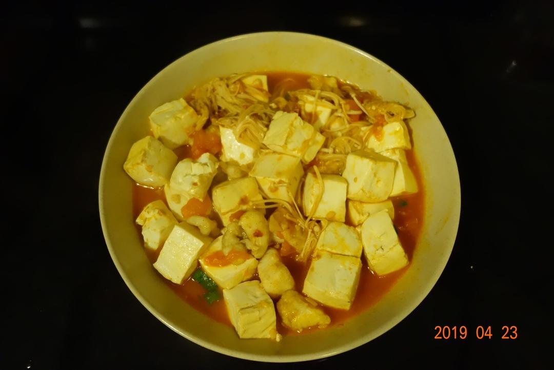 龙利鱼豆腐煲