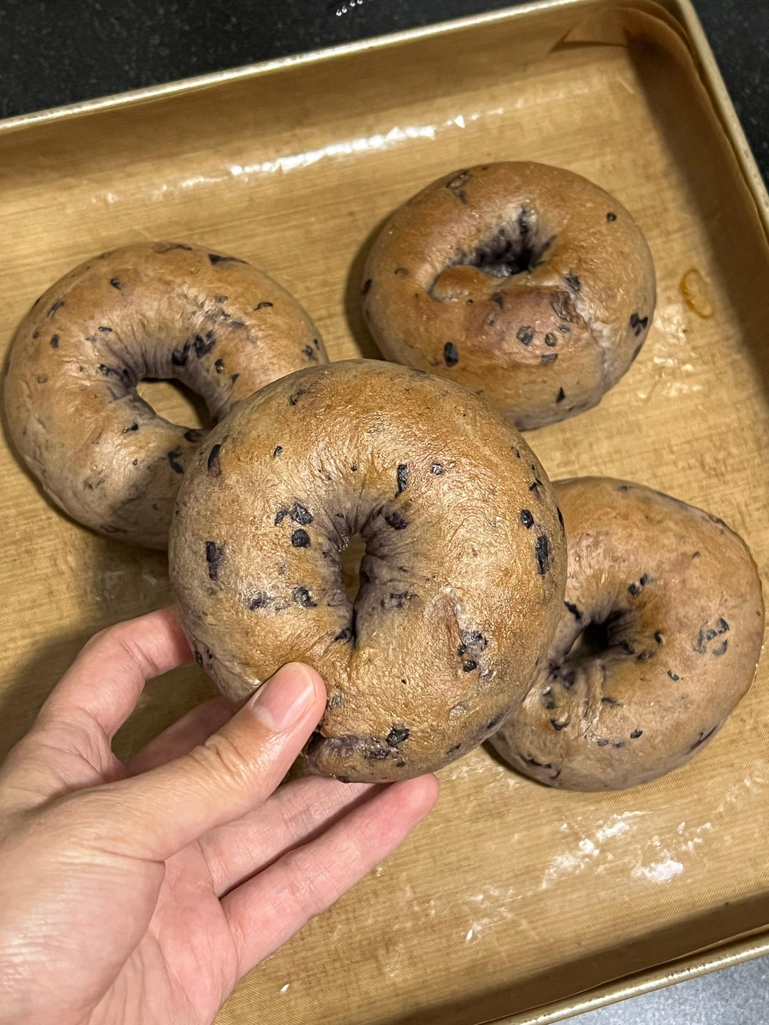 蓝莓贝果｜无油低糖