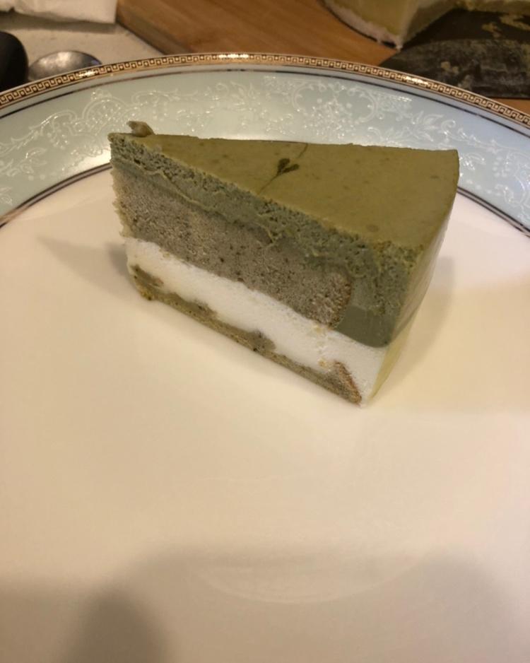 抹茶双享慕斯