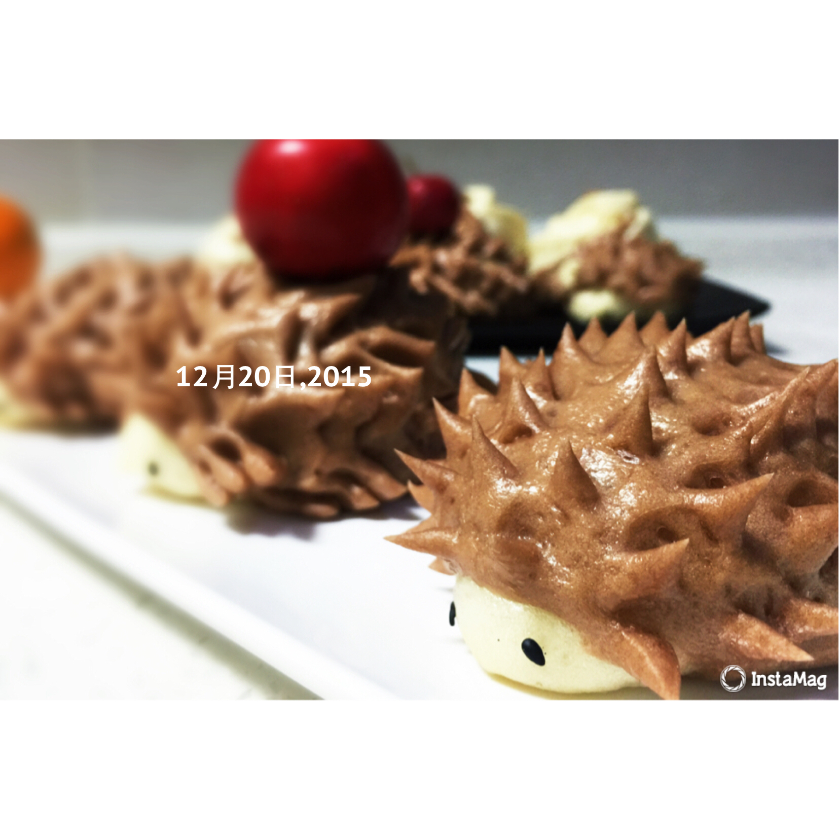 小小刺猬豆沙包