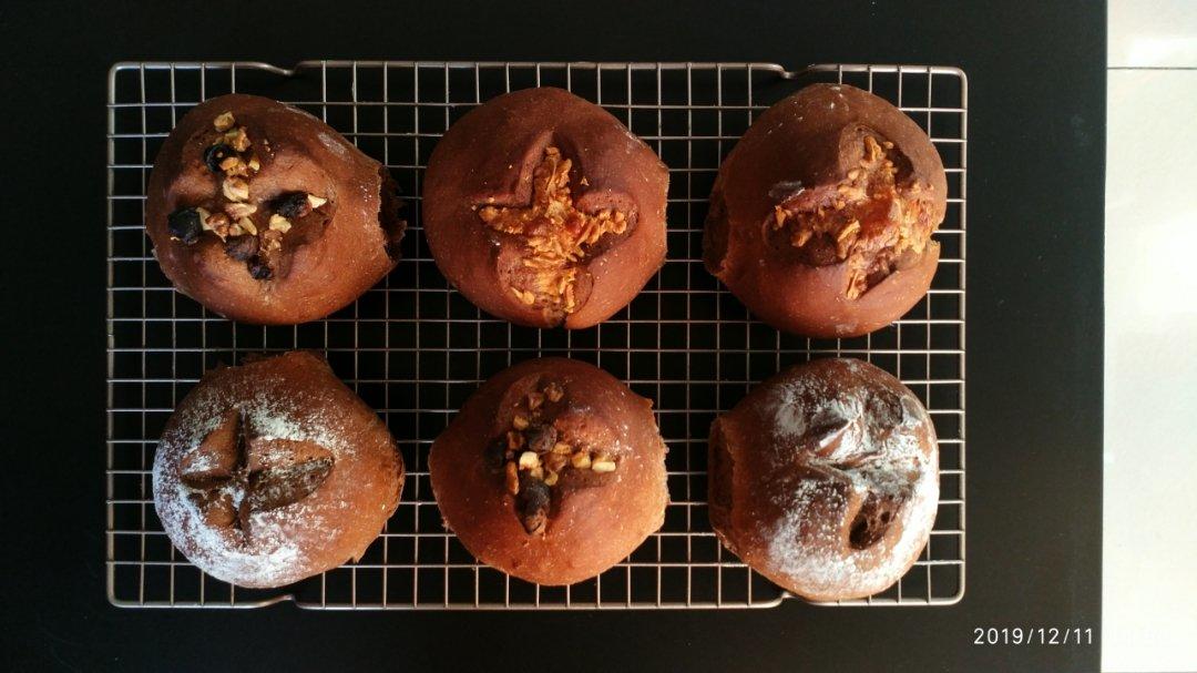 四步做出果料全麦面包，粗粮主食好吃营养又健康