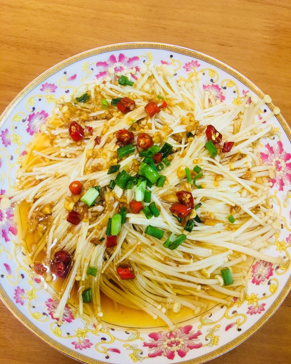 油泼金针菇