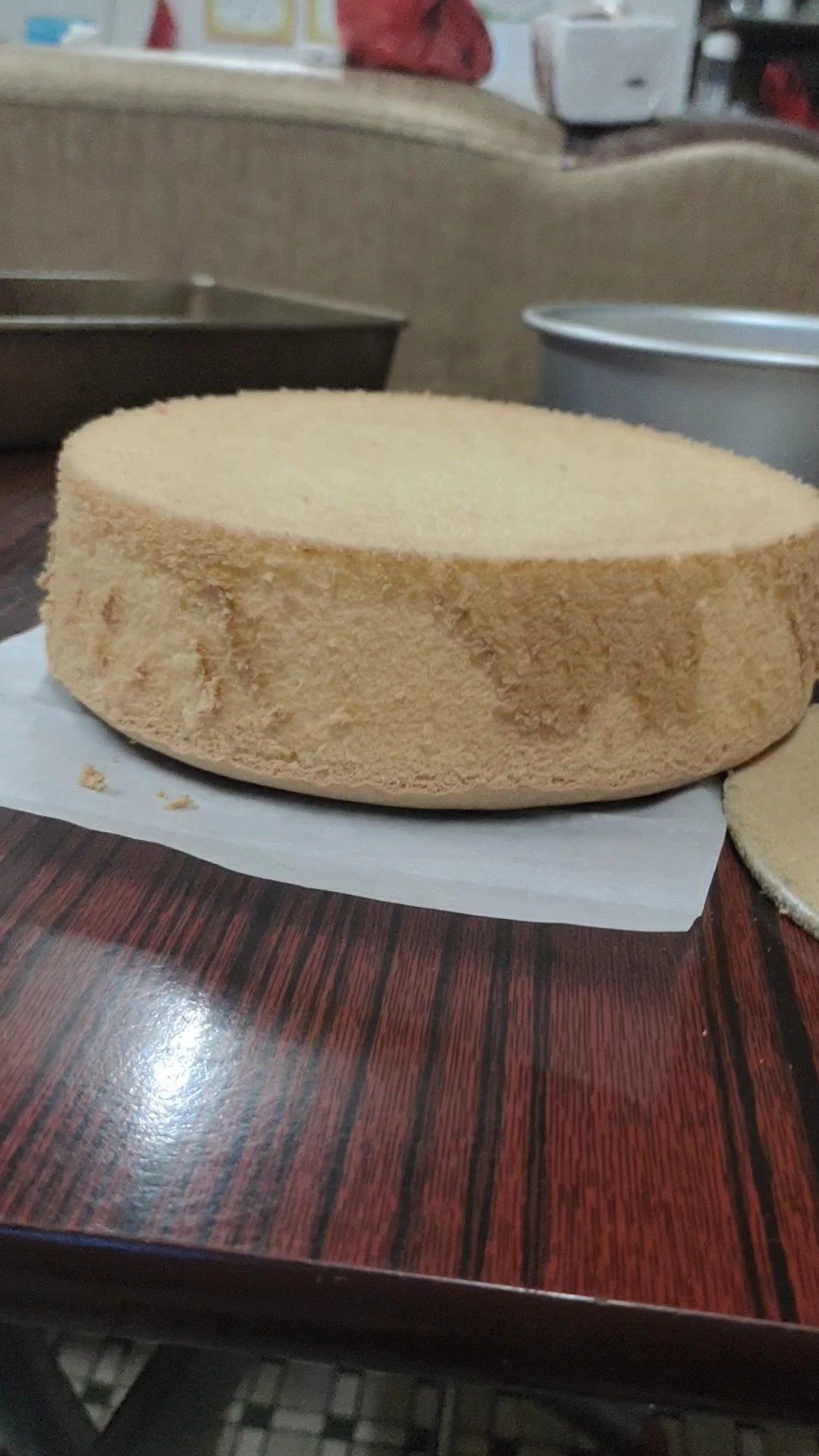 10寸戚风蛋糕胚 100%成功版本