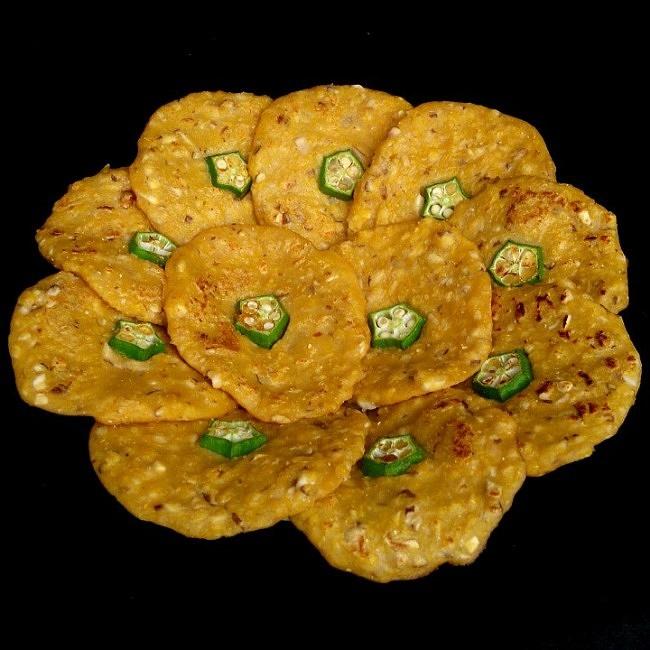 鲜香菇玉米饼(消耗玉米糊渣)的做法