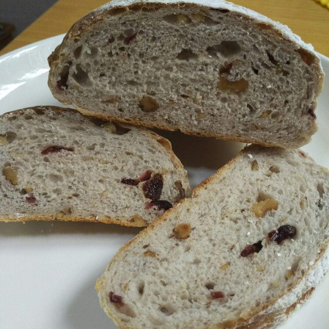 全麦核桃包～软欧包