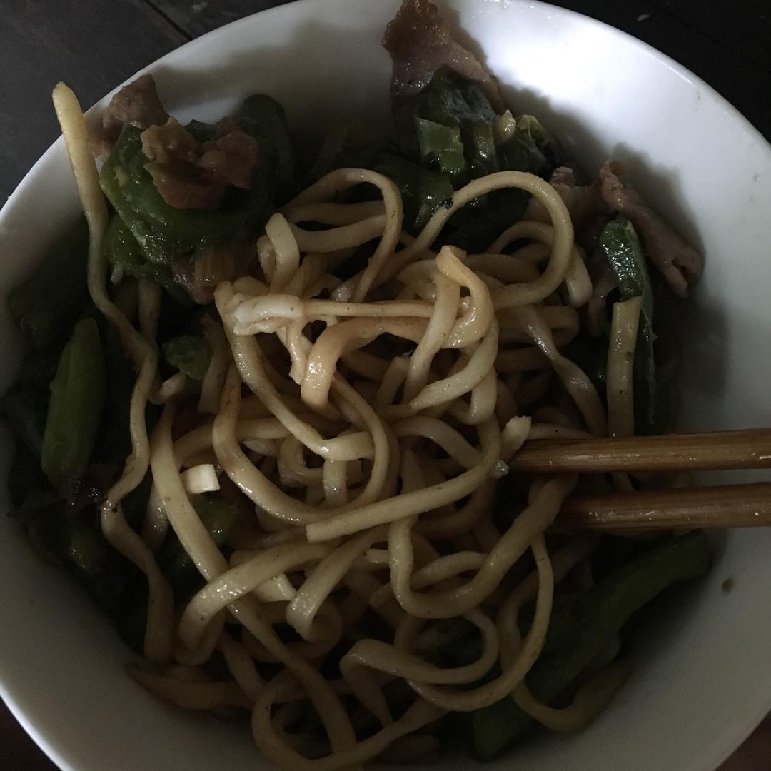 芸豆焖面（附万能的腌肉不老的办法）