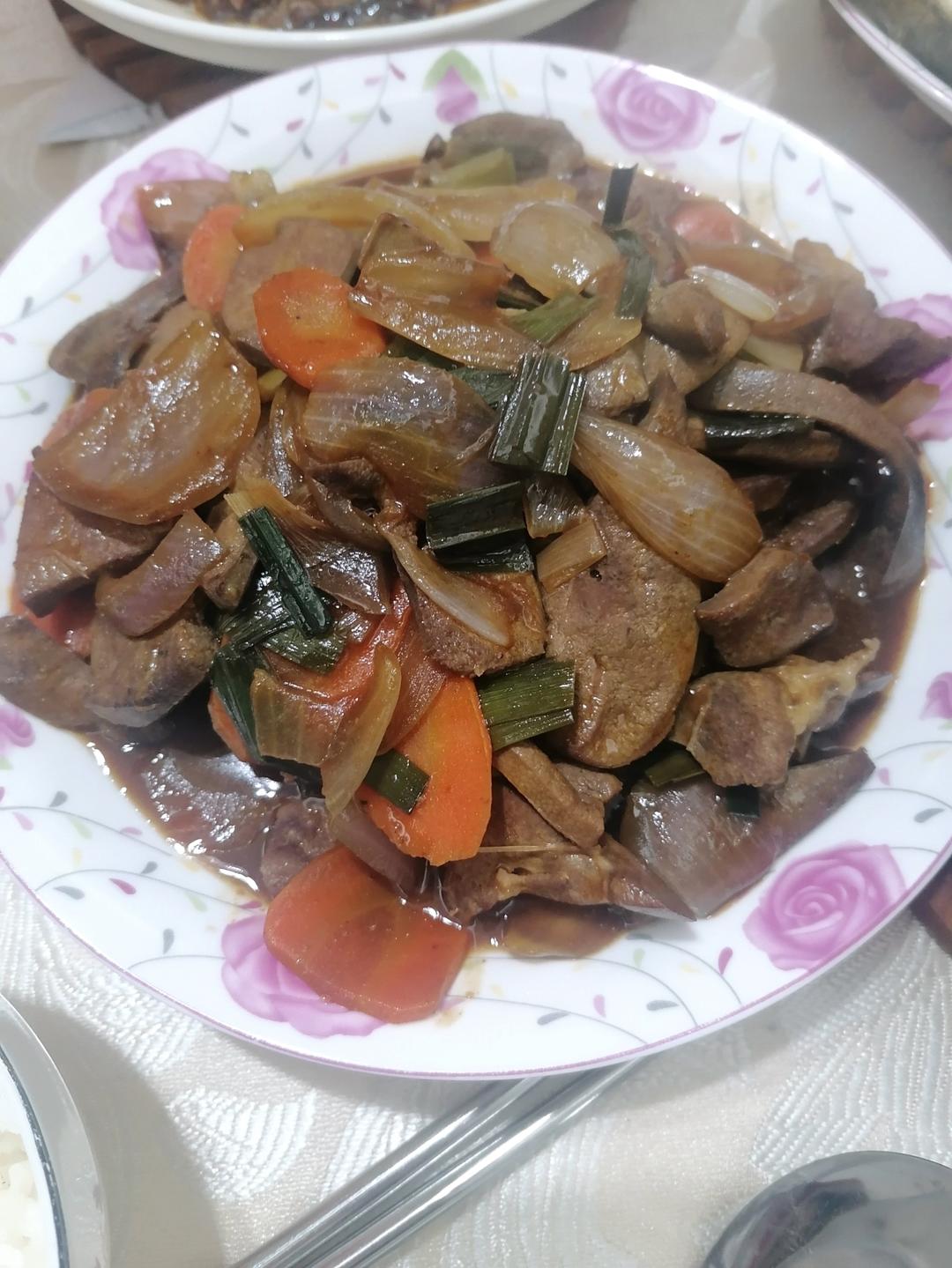 软嫩不腥的爆炒猪肝