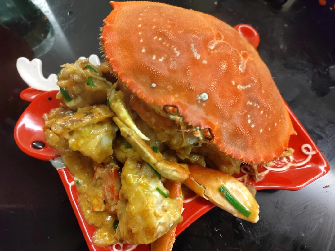 葱姜炒蟹 Fried Crabs