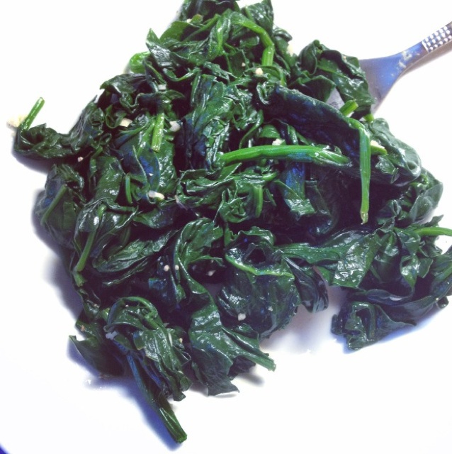 凉拌菠菜
