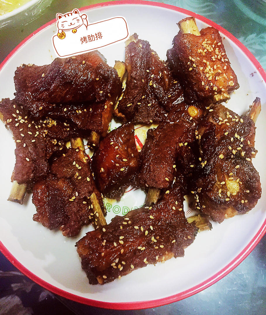香滋滋的锡纸芝麻排骨