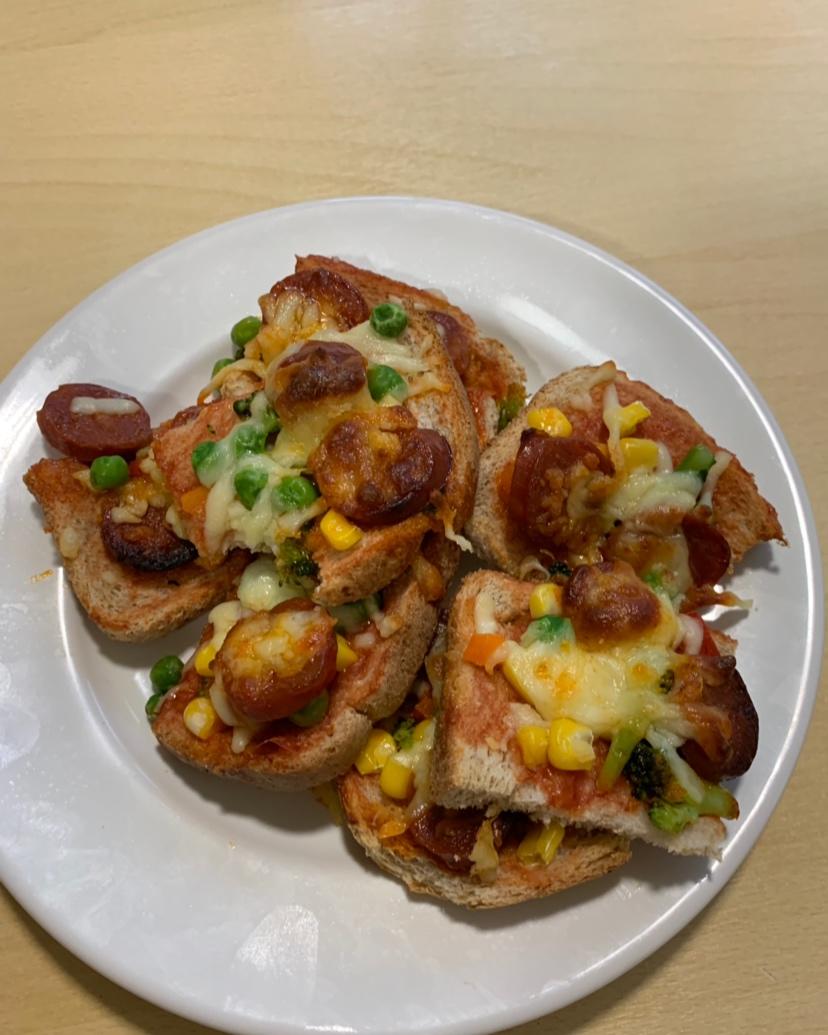 一人份吐司披萨【最好吃的披萨·快手营养早餐】