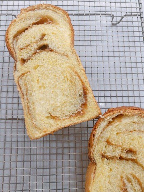 双重拉丝的红糖麻薯吐司