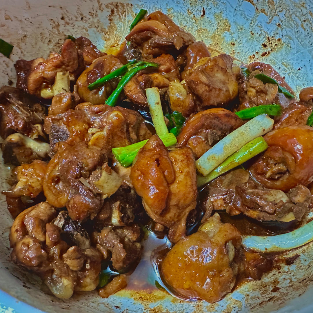 葱油焖鸡