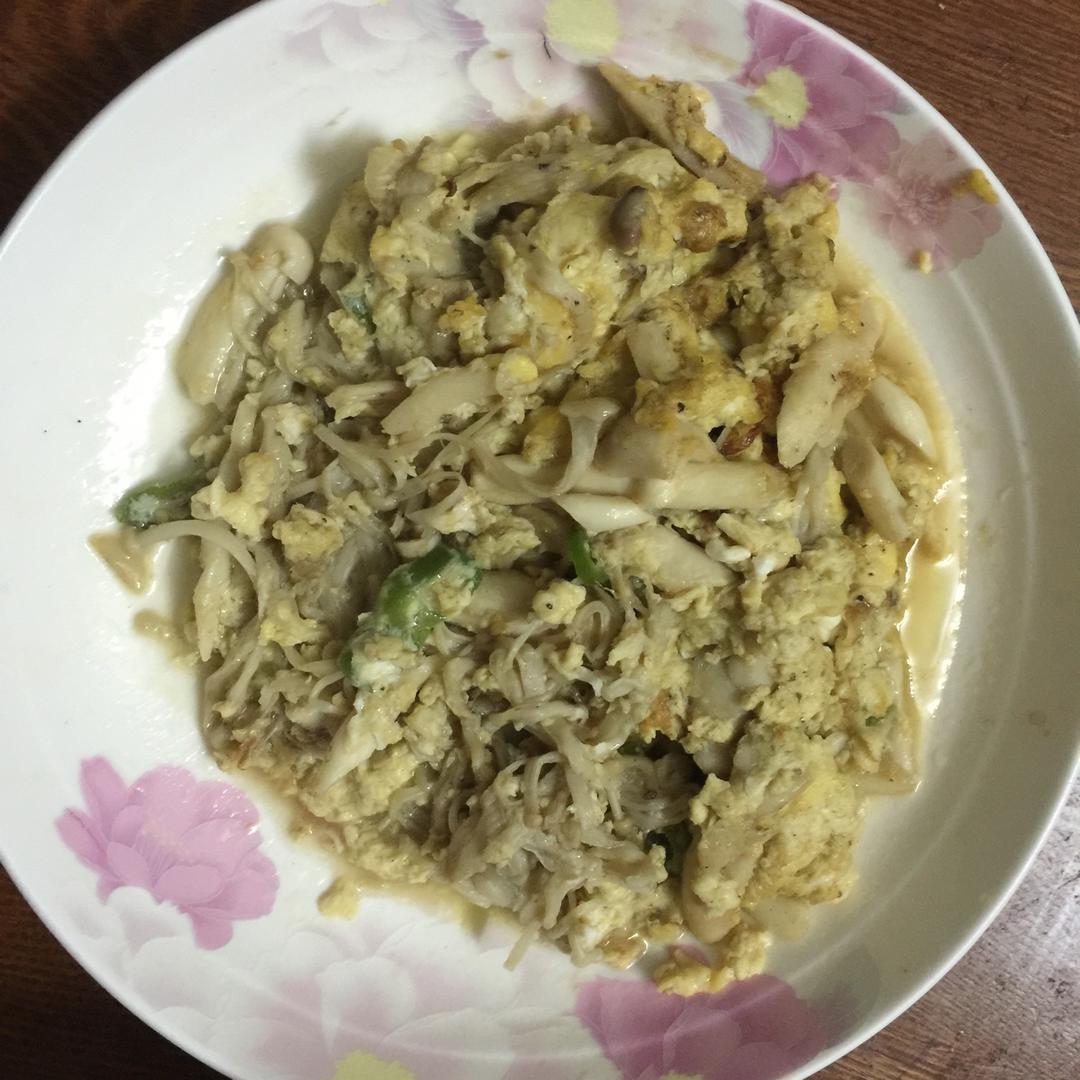 金针菇炒蛋