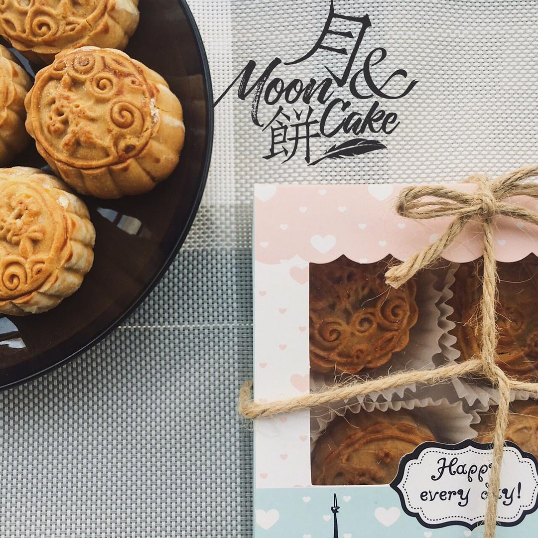 广式莲蓉蛋黄月饼（低糖）