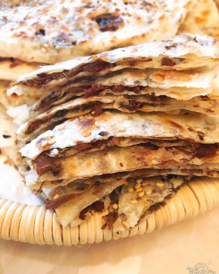 【梅干菜肉饼】一口锅，不用油，这个肉饼做法牛！