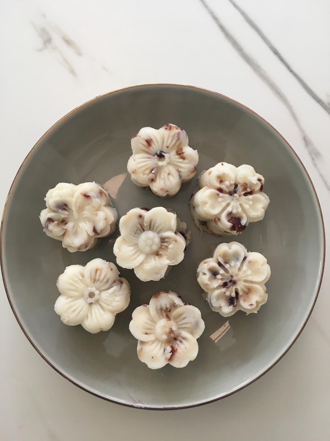 新中式茶点 低糖蔓越莓红枣山药糕