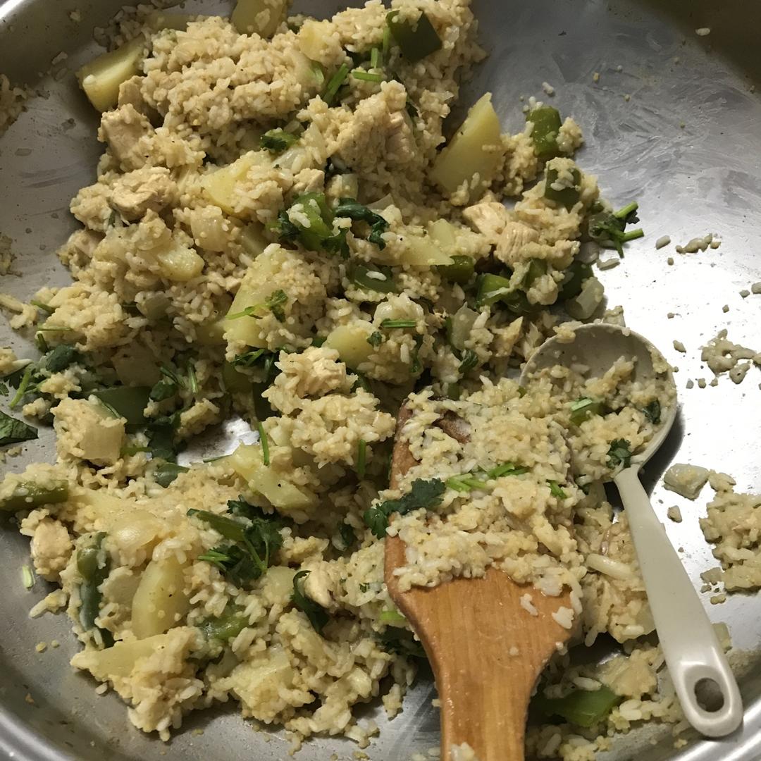 【健康三餐】香喷喷孜然鸡肉闷饭