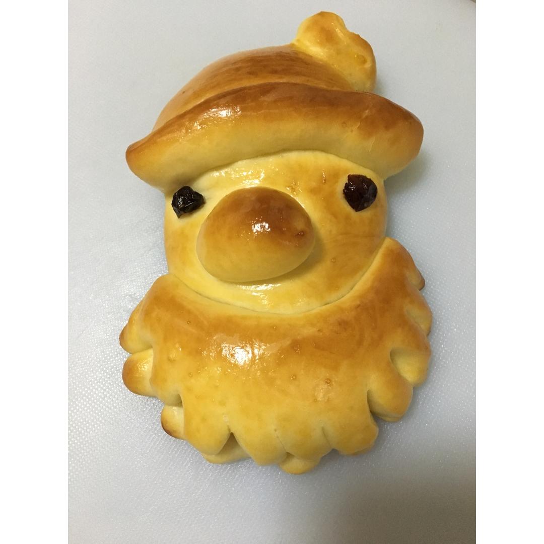 迷你圣诞老人面包