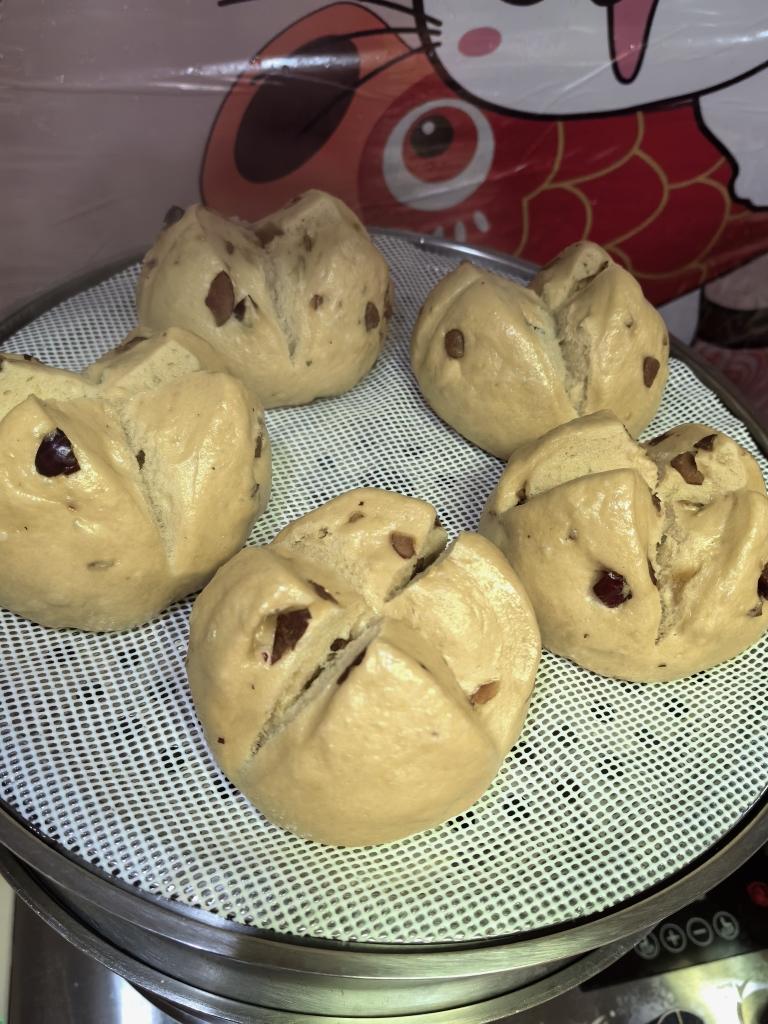 红糖开花馒头的做法