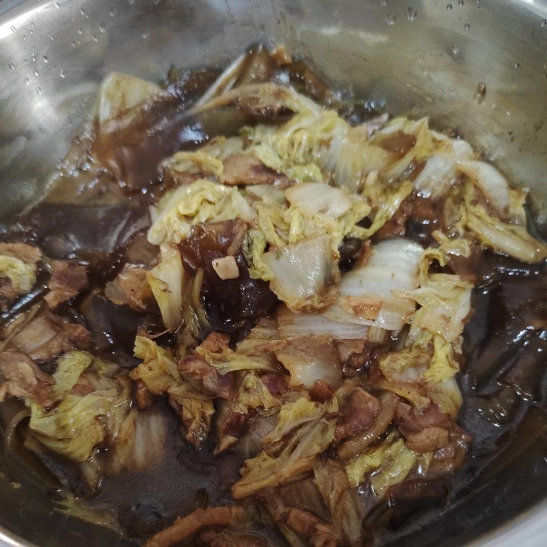 五花肉炖白菜粉皮