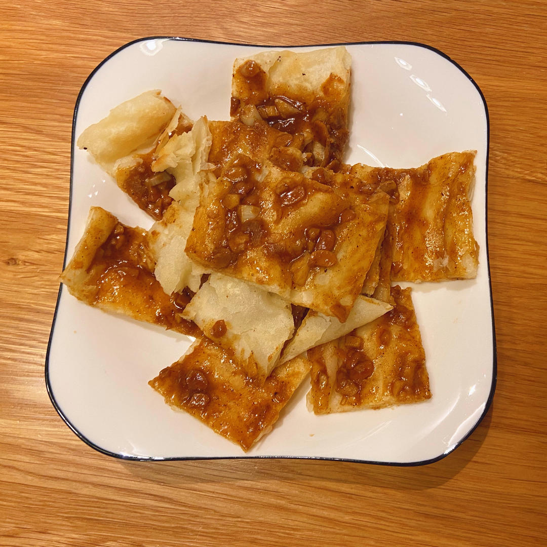 家庭版酱香饼（娃一出锅就吃三块）