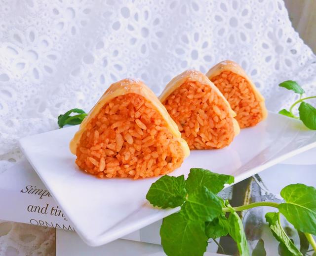 萌萌哒—韩式芝士泡菜饭团的做法