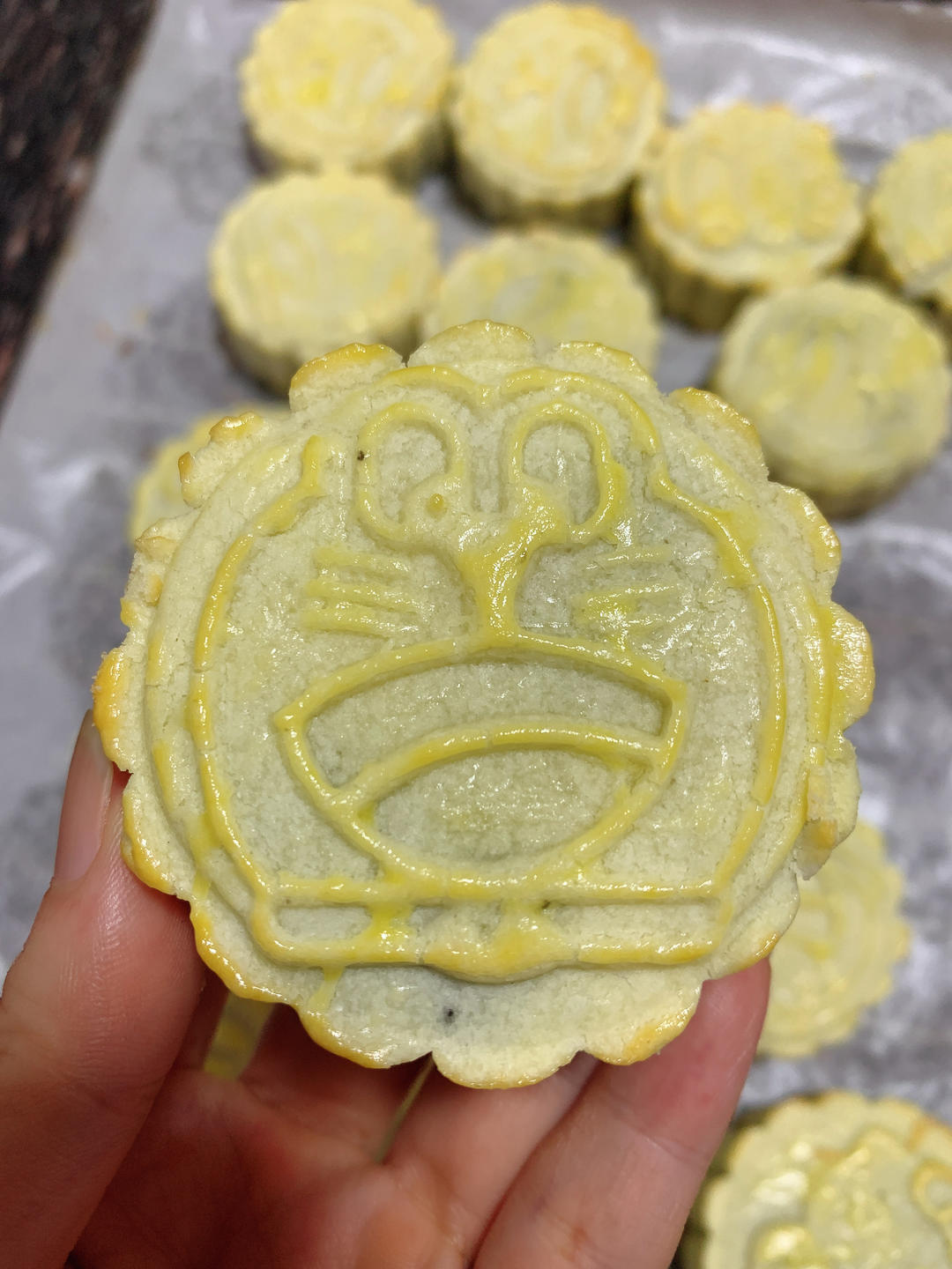 椰蓉奶酥月饼/椰香奶香浓郁/曲奇口感/不可错过