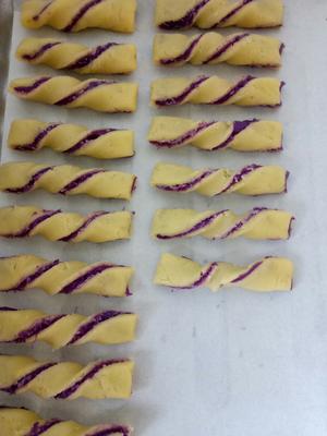 紫薯扭扭酥（简易无油皮版）的做法 步骤10
