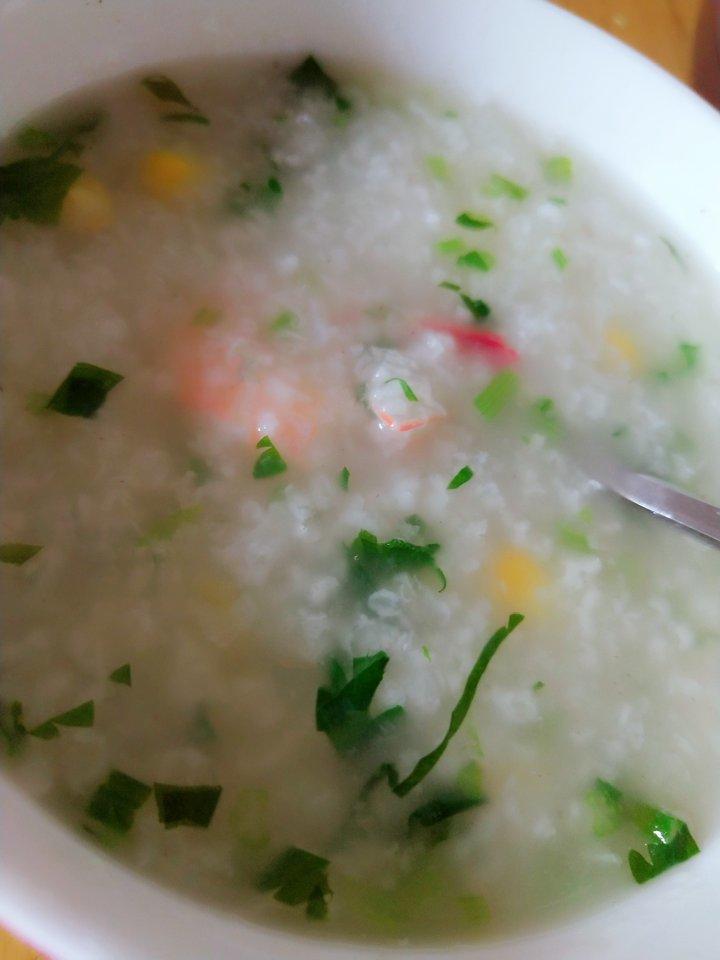 鲜虾砂锅粥