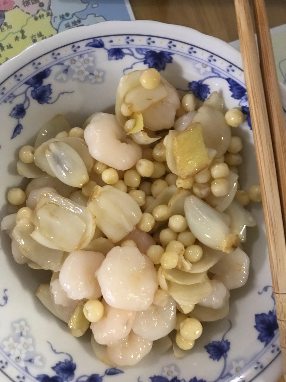 鸡头米系列--清甜鲜糯的百合鸡头米炒虾仁